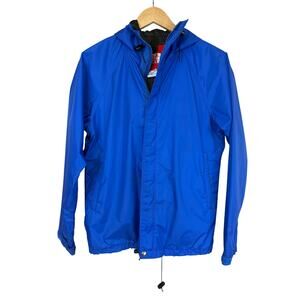 Vintage The North Face Bright Blue Gore-Tex Hooded Zip Up Jacket Made in USA